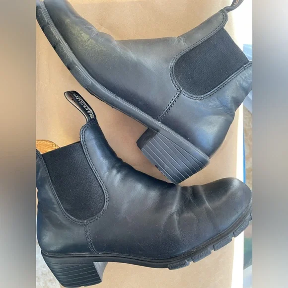 Blundstone heel Chelsea leather ankle 1671 black - Picture 6 of 12